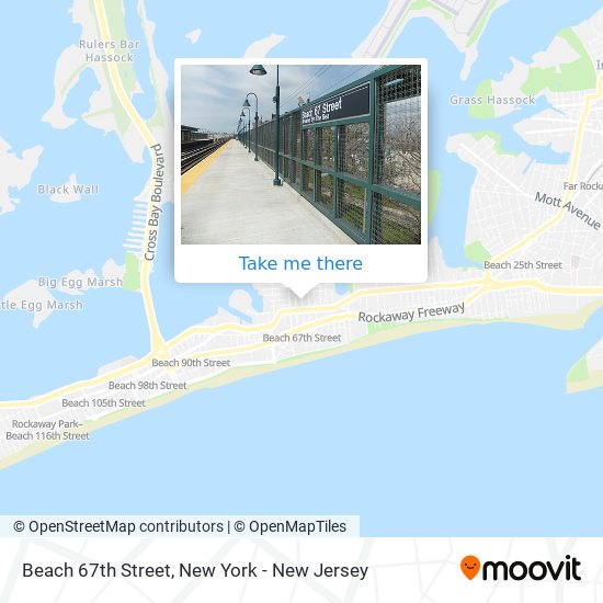 Mapa de Beach 67th Street