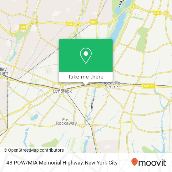 Mapa de 48 POW/MIA Memorial Highway