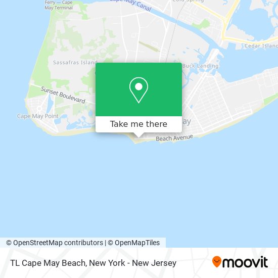 TL  Cape May Beach map