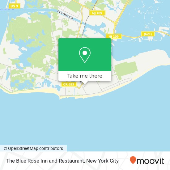 Mapa de The Blue Rose Inn and Restaurant