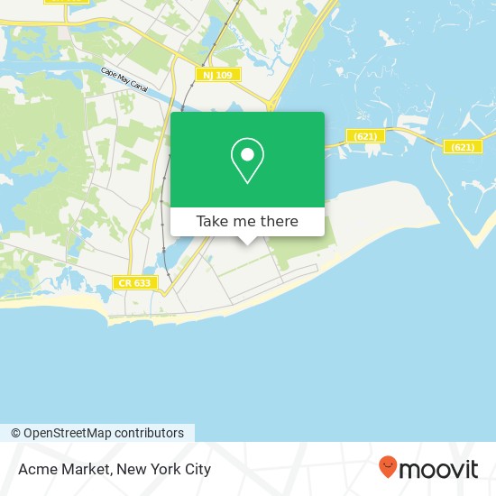 Mapa de Acme Market