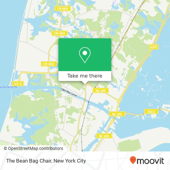 The Bean Bag Chair map
