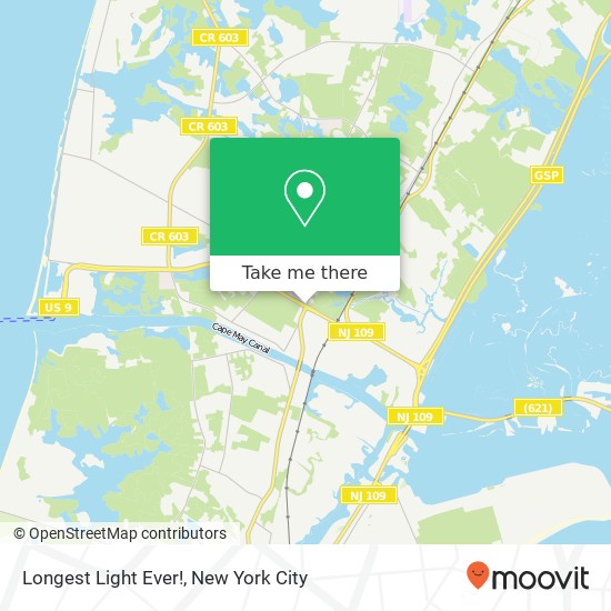 Longest Light Ever! map