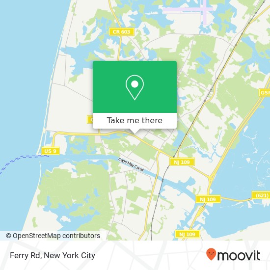 Mapa de Ferry Rd