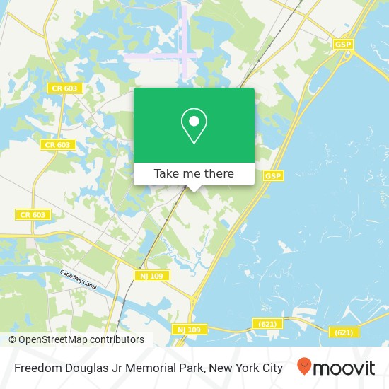 Freedom Douglas Jr Memorial Park map