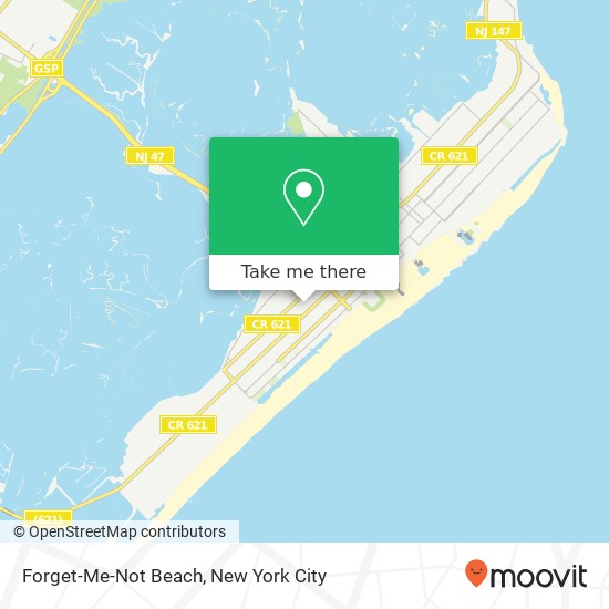 Mapa de Forget-Me-Not Beach