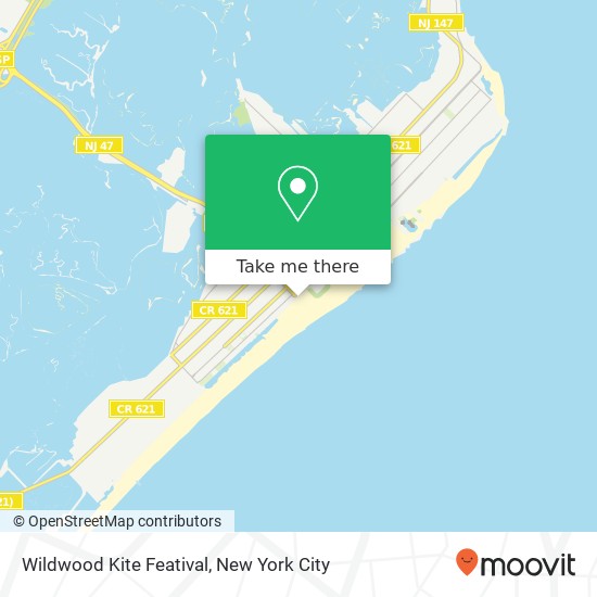 Wildwood Kite Featival map