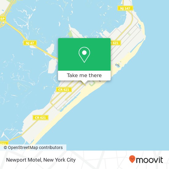 Newport Motel map