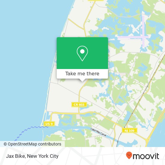 Mapa de Jax Bike