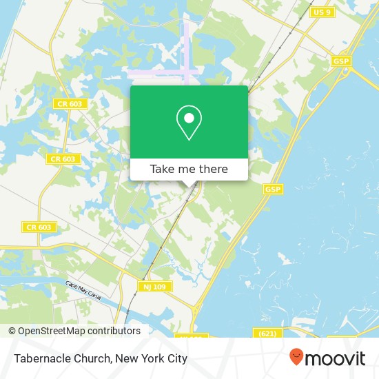 Tabernacle Church map