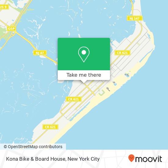 Mapa de Kona Bike & Board House