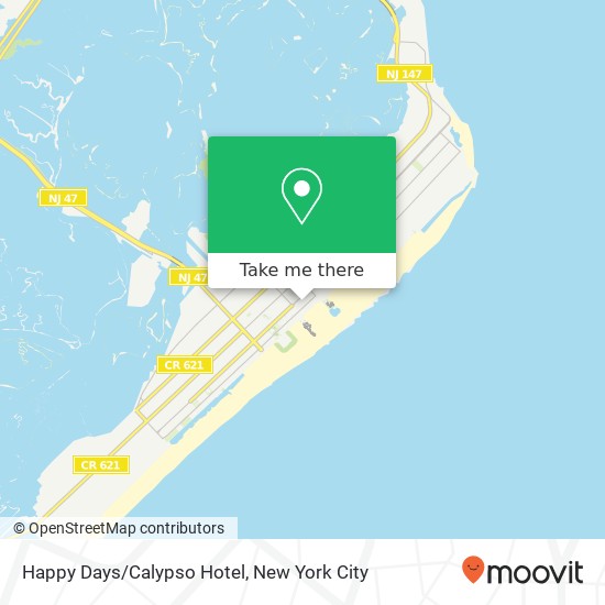 Mapa de Happy Days/Calypso Hotel