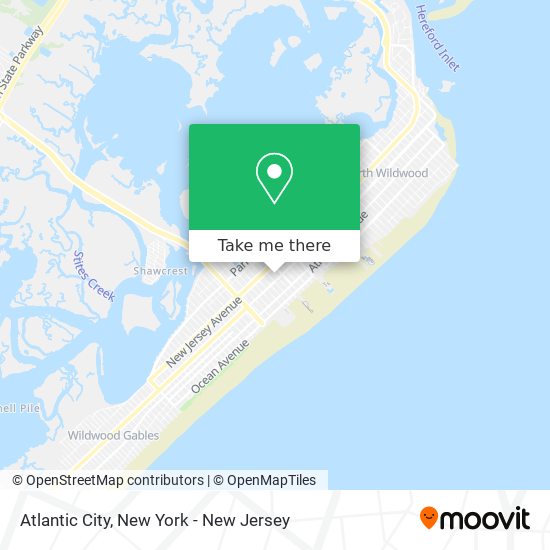 Atlantic City map