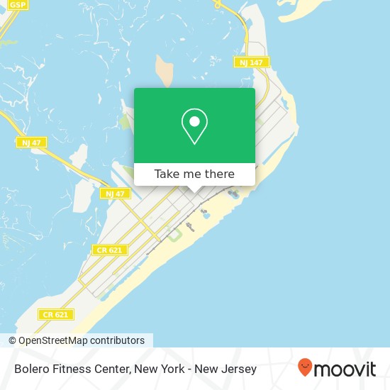 Mapa de Bolero Fitness Center