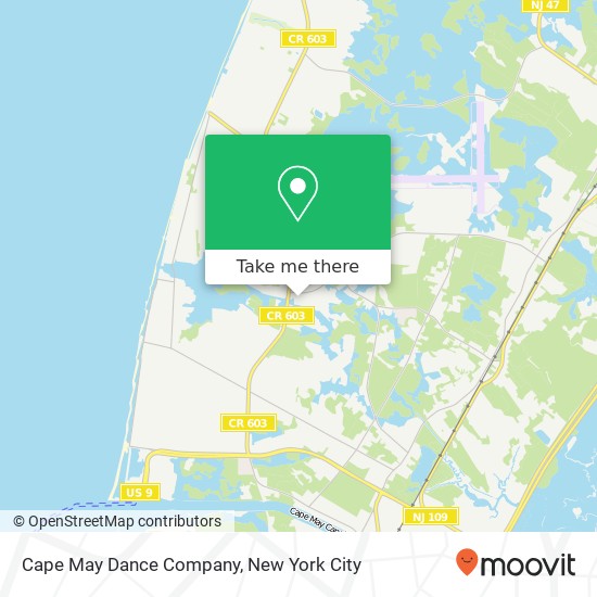 Cape May Dance Company map