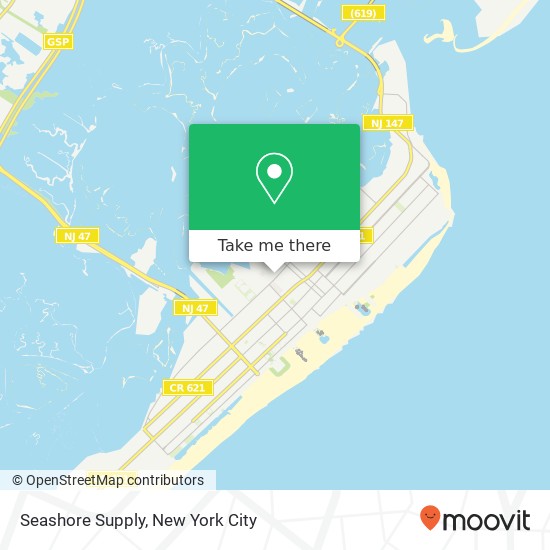 Seashore Supply map