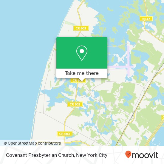Covenant Presbyterian Church map