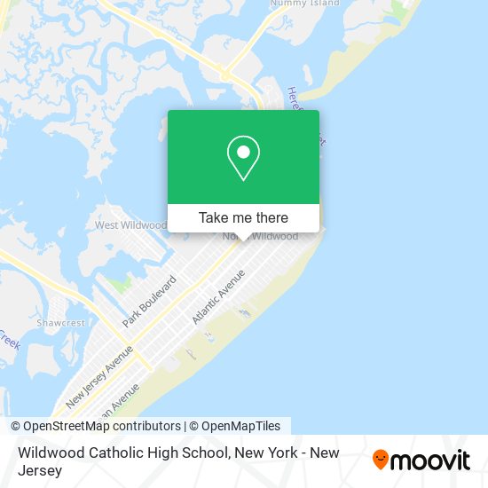 Mapa de Wildwood Catholic High School