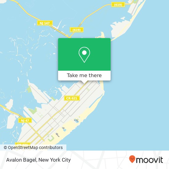 Mapa de Avalon Bagel