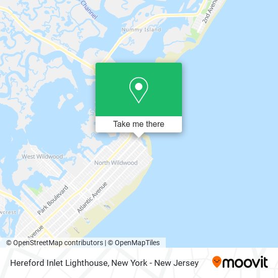 Mapa de Hereford Inlet Lighthouse