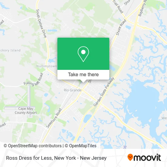 Ross Dress for Less map