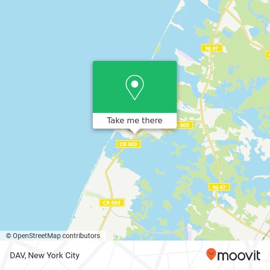 Mapa de DAV