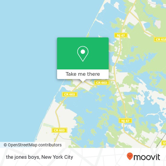 the jones boys map