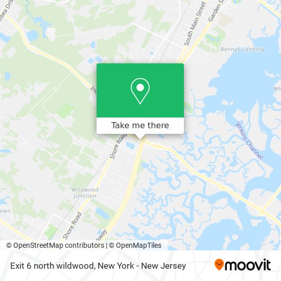 Exit 6 north wildwood map