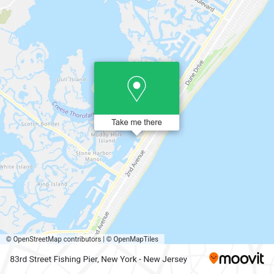 83rd Street Fishing Pier map