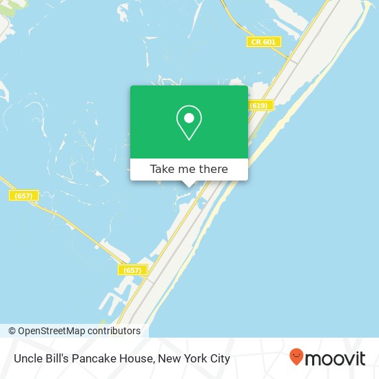 Uncle Bill's Pancake House map