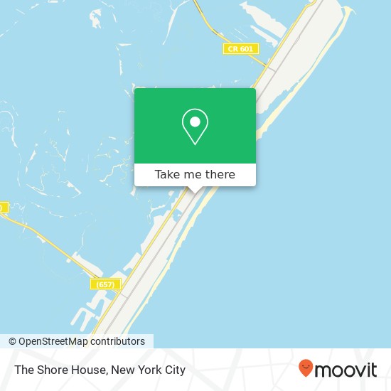 The Shore House map