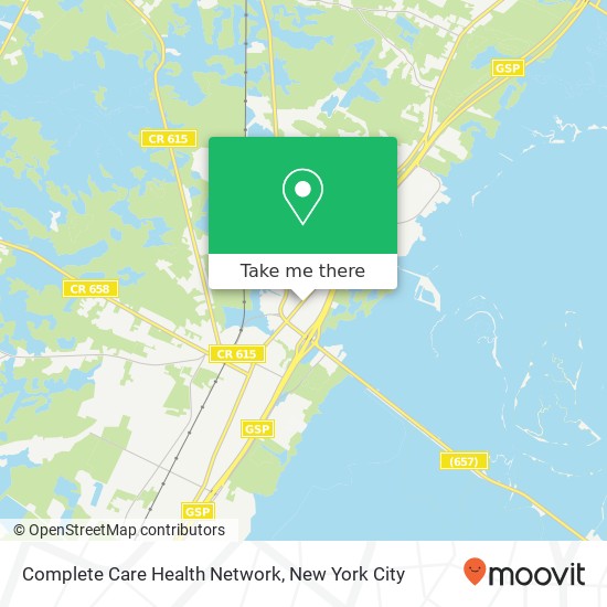Complete Care Health Network map