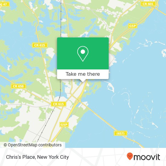 Chris's Place map