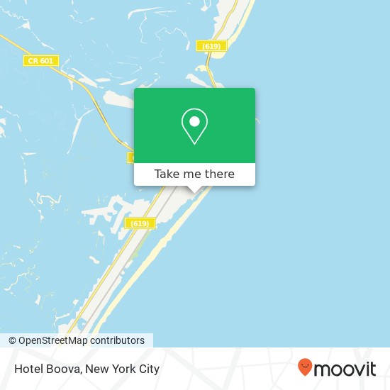 Hotel Boova map