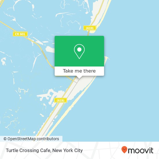 Mapa de Turtle Crossing Cafe