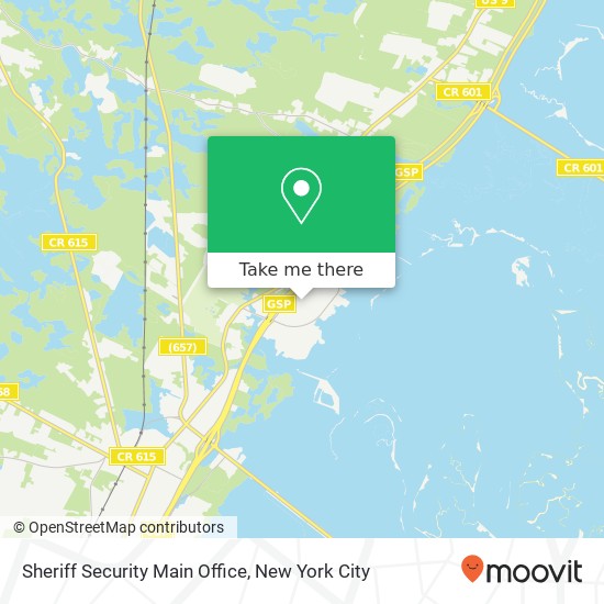 Sheriff Security Main Office map