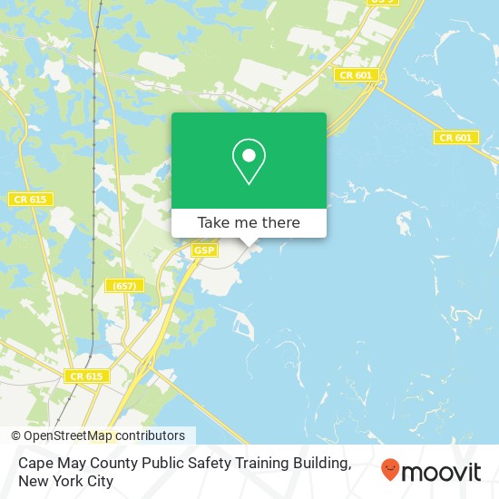 Mapa de Cape May County Public Safety Training Building