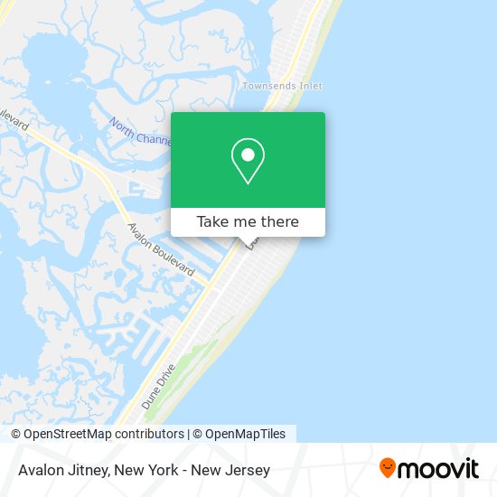 Avalon Jitney map