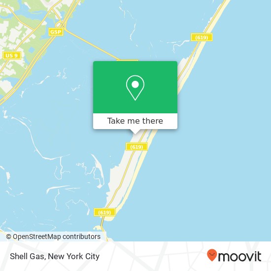 Shell Gas map