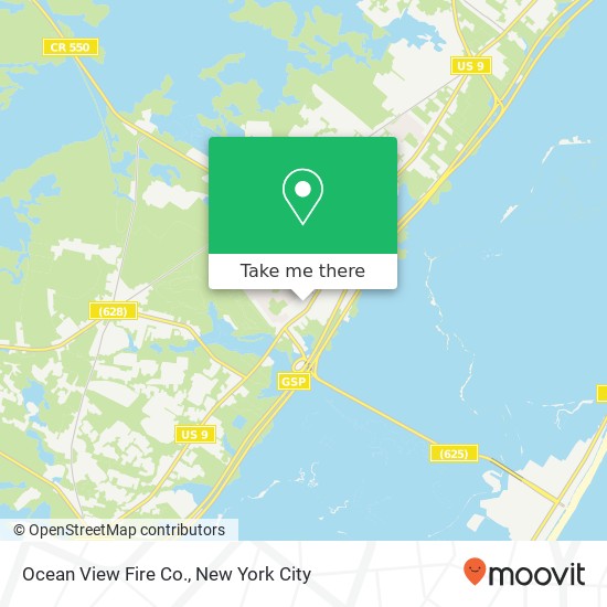 Mapa de Ocean View Fire Co.