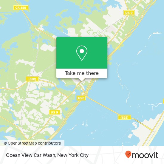 Ocean View Car Wash map