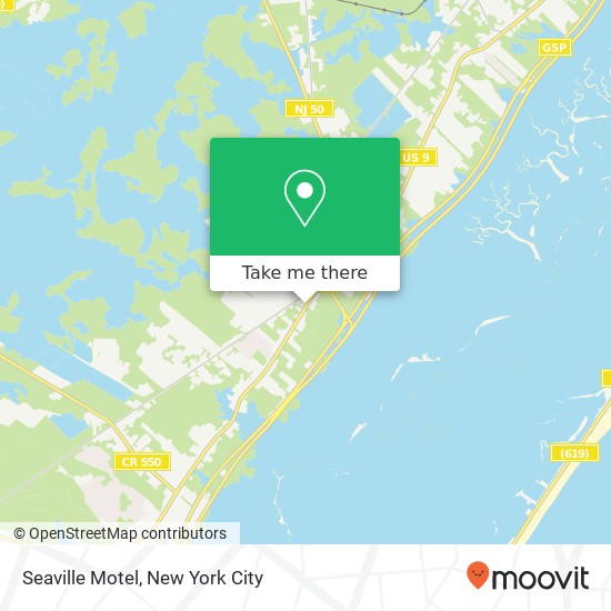 Seaville Motel map