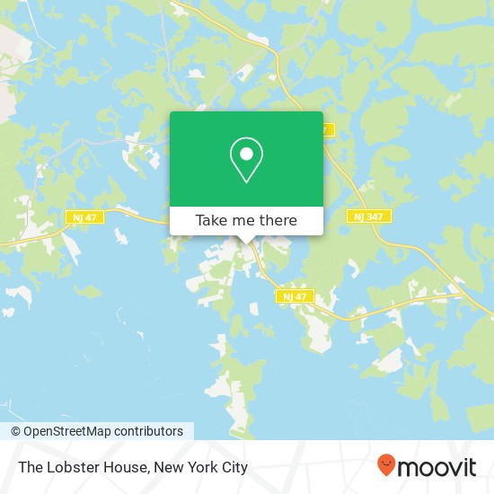 The Lobster House map