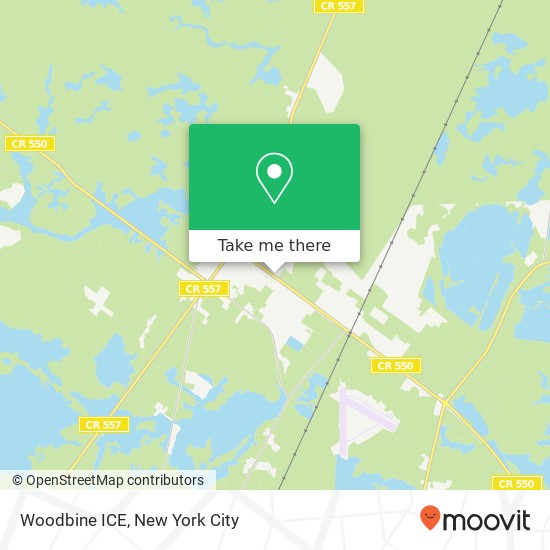 Mapa de Woodbine ICE