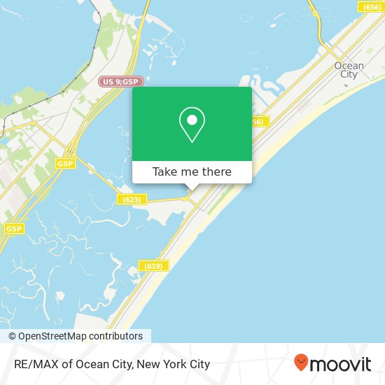 RE/MAX of Ocean City map