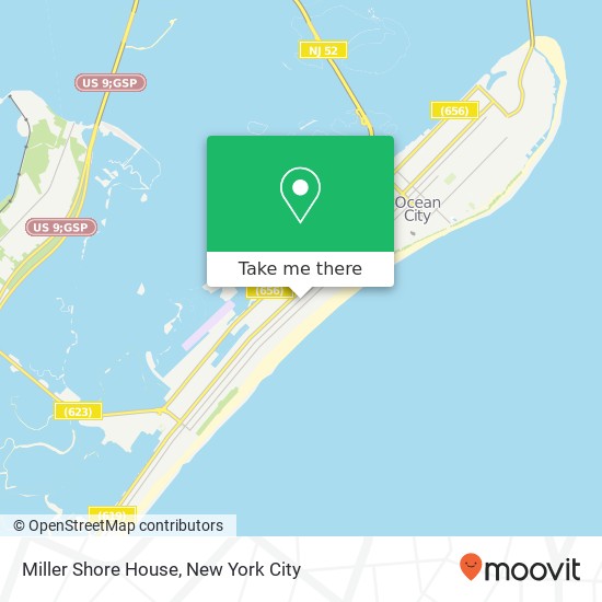 Mapa de Miller Shore House