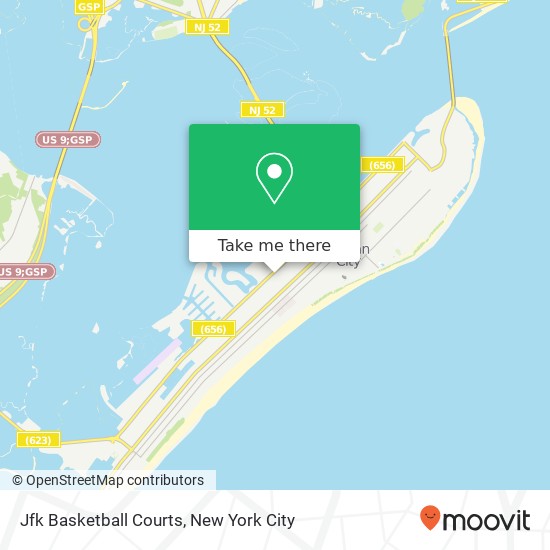 Jfk Basketball Courts map