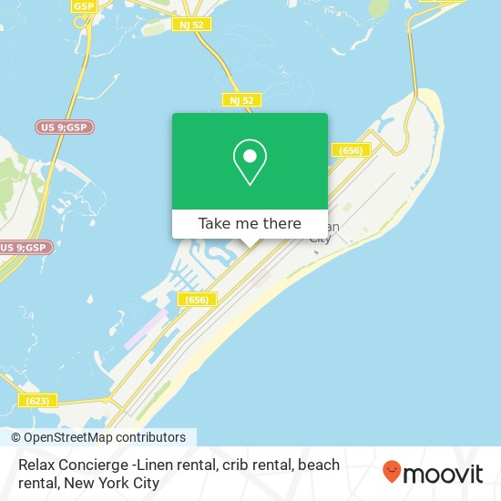 Relax Concierge -Linen rental, crib rental, beach rental map