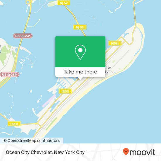 Ocean City Chevrolet map