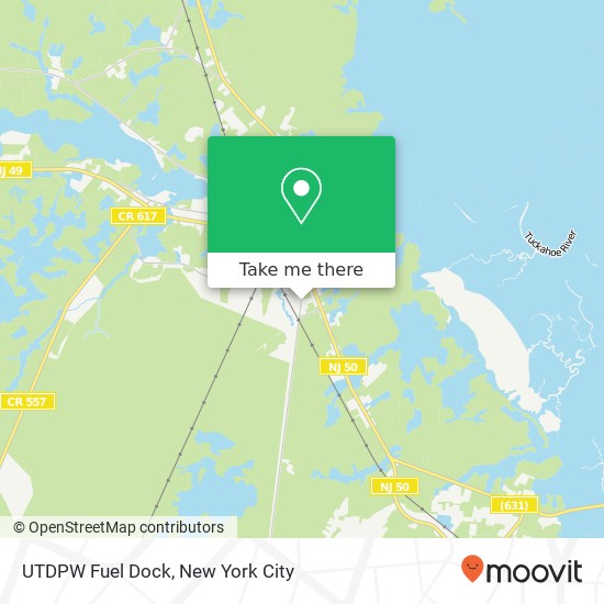 UTDPW Fuel Dock map